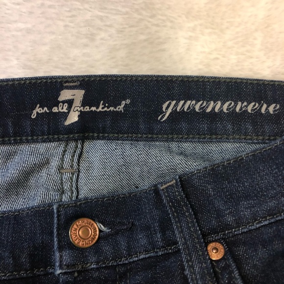 7 for all mankind gwenevere dark women’s jeans - Picture 8 of 12